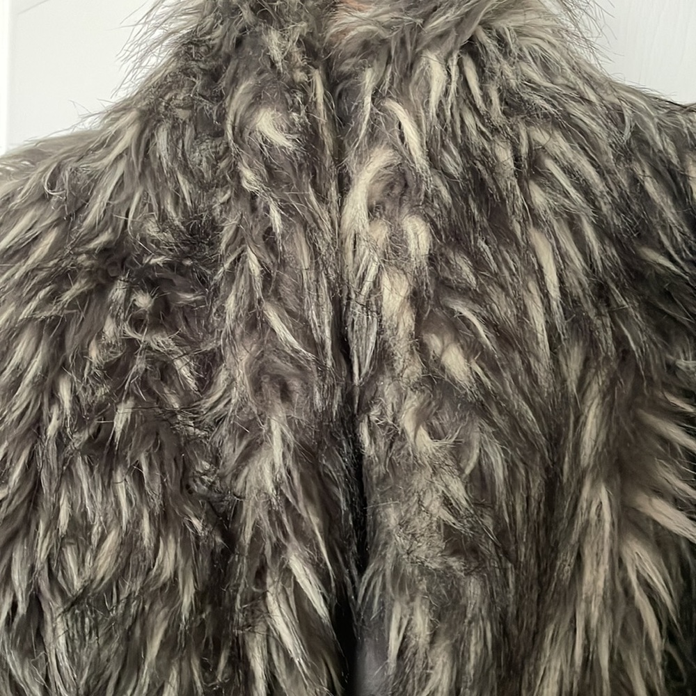 Furry vest. Great for winter